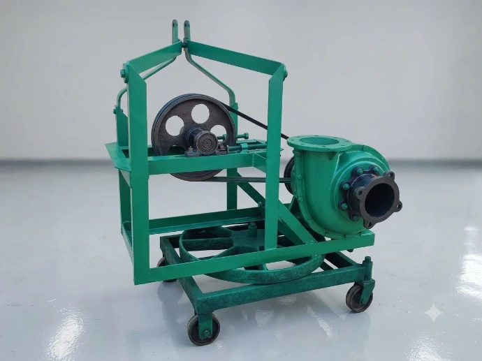 Water lifting fan for canal and farm irrigation.